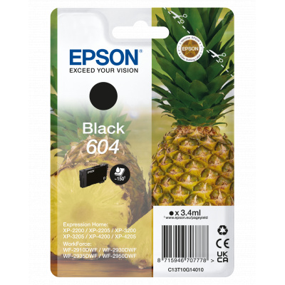Epson 604 T10G140 C13T10G14010 nero (black) cartuccia originale