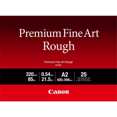 Canon Fine Art Rough 4562C005, 320 g/m2, A2, 25pz, opaco, getto d'inchiostro, bianco, carta fotografica