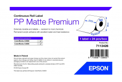 Epson 7113426 PP Matte, per ColorWorks, 51mmx29m, polypropylen, bianco etichette autoadesive