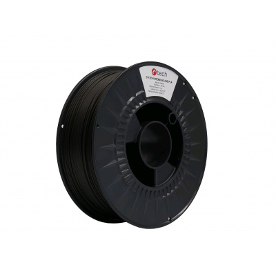 C-Tech 3DF-P-PLA1.75-CRB 3D filamento, PREMIUM LINE, PLA, carbone, 1,75mm, 1kg