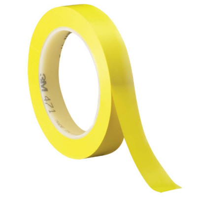 3M 471 PVC adesiva nastro, 12 mm x 33 m, giallo