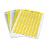 Partex PLL040006D4SM etichette in poliestere 40x6 mm, giallo A4, 10x176pz