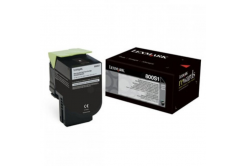 Lexmark 80C0S10 nero (black) toner originale