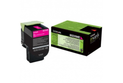 Lexmark 80C2XME magenta toner originale