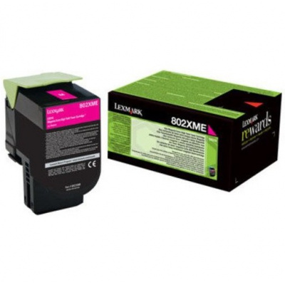 Lexmark 80C2XME magenta toner originale