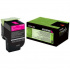 Lexmark 80C2XME magenta toner originale