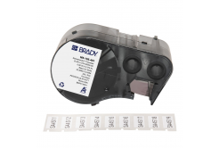 Brady M5-195-481 / 170885, 25.40 mm, Polyester, testo nera / sfondo bianco