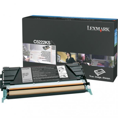 Lexmark toner originale C5220KS, black, 4000pp\., return, Lexmark C522n, C524