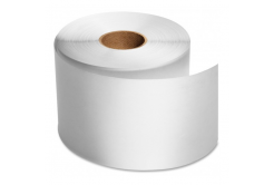 Nastro di plastica PVC, 100mm x 35m, F06, bianco non adesiva per TTR, rotolo