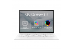 ASUS Zenbook S14 OLED/UX5406AA-OLED431XZ/U9-386H/14"/2880x1800/T/32GB/1TB/Intel int/W11P/White/2R