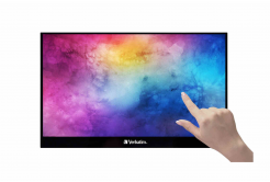Verbatim PMT-17 Portable Touchscreen Monitor 17.3" Full HD 1080p Metal Housing Monitor portatile touch