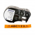 Brady M4C-750-595-OR-BK / 170828, 19.05 mm x 7.62 m, Vinile, testo nero / sfondo arancione