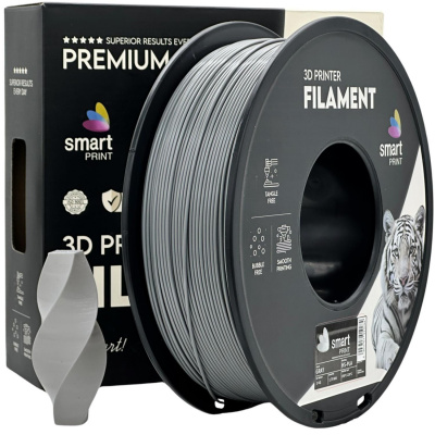 Smart Print FG-S14-E1, 3D filamento, HS-PLA, 1,75mm, 1000g, Grigio (Grey)