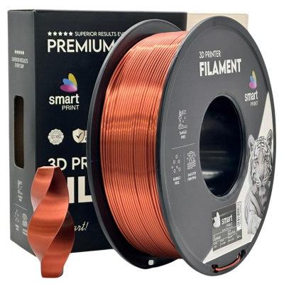 Smart Print FG-S92-E1, 3D filamento, PLA Silk, 1,75mm, 1000g, Arancione (Copper)