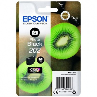Epson 202 T02F14010 foto nero (photo black) cartuccia originale