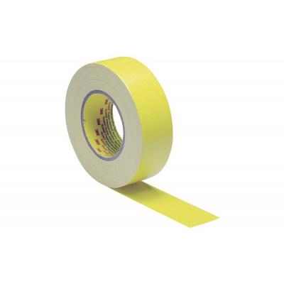 3M 399 Nastro tessile per superfici porose, giallo, 44 mm x 50 m