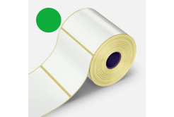 Etichette autoadesive 32x20 mm, 2000pz verde termico, rotolo
