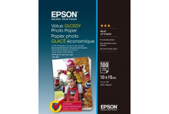 Epson Value Glossy Photo Paper C13S400039, 183 g/m2, 10x15cm, 100pz, lucido, bianco, carta fotografica