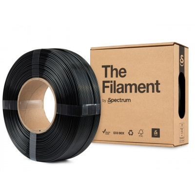 "The Filament" by Spectrum TF-24253, ReFill, PETG Lite, 1,75mm, 1000g, Nero (Black)