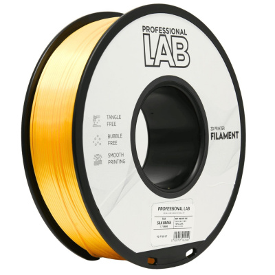 Professional Lab FG-P160-E1, 3D filamento, PLA Silk, 1,75mm, 1000g, Giallo (Brass)