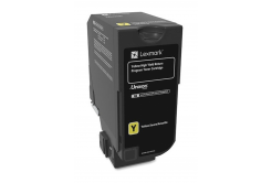 Lexmark 74C0H40 giallo (yellow) toner originale