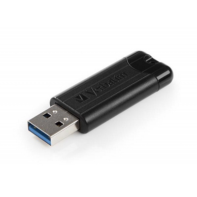VERBATIM Flash Disk PinStripe USB 3.0, 32GB - nero