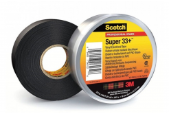 3M 33+ Scotch Super Nastro isolante, 38 mm x 33 m, nero