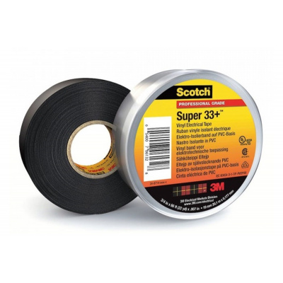 3M 33 Scotch Super Nastro isolante, 38 mm x 33 m, nero