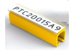 Partex PTC20021A4, giallo, 200pz (3-4mm), PTC manicotto a clip per etichette