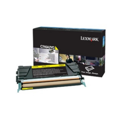 Lexmark C746A3YG giallo (yellow) toner originale