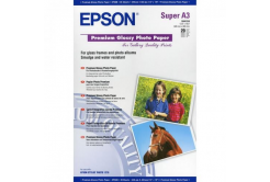 Epson Premium Glossy Photo Paper C13S041316, 255 g/m2, A3+, 20pz, lucido, bianco, carta fotografica