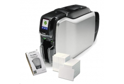 Zebra ZC300 ZC32-000CQ00EM00, 12 dots/mm (300 dpi), USB, Ethernet, display, CardStudio, stampante per schede