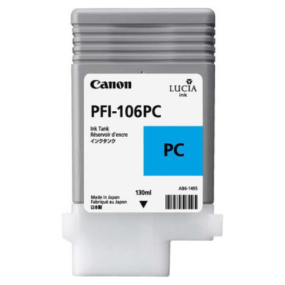 Canon PFI-106PC, 6625B001 foto ciano (photo cyan) cartuccia originale