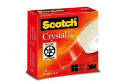 3M 600 Scotch Crystal Tape trasparente nastro, 19 mm x 33 m