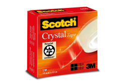 3M 600 Scotch Crystal Tape Čirá nastro, 19 mm x 33 m