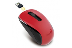 Genius Mouse NX-7005 31030017403, 1200DPI, 2.4 [GHz], ottica, 3sp\., senza fili USB, rosso, AA