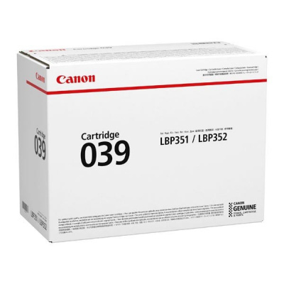 Canon CRG-039 nero (black) toner originale