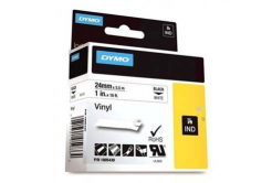 Dymo Rhino 1805430, 24mm x 5,5m, testo nera/sfondo bianco, nastro originale