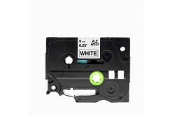 Brother TZ-N211 / TZe-N211, 6mm x 8m, testo nera / sfondo bianco, nastro compatibile non laminato