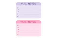 Niimbot A2A88398001, 50x75mm, 100pz, elenco delle attività, colorato etichette autoadesive