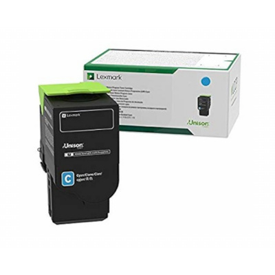 Lexmark 78C2UC0 ciano (cyan) toner originale