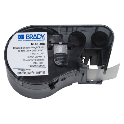 Brady M-48-498 / 131586, etichette 25.40 mm x 19.05 mm