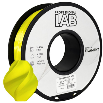 Professional Lab FG-P95-E1, 3D filamento, PLA Silk, 1,75mm, 1000g, Giallo (Yellow)