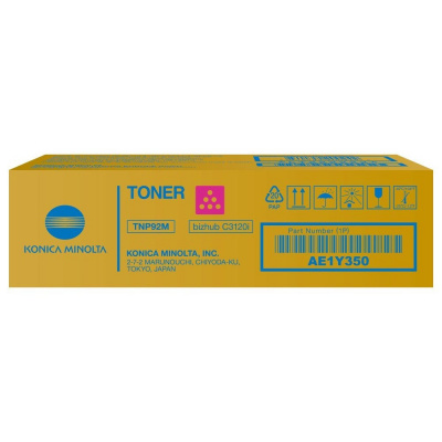 Konica Minolta TNP-92M AE1Y350 magenta toner originale