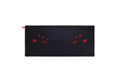 Tappetino per mouse MONKA Loop, da gioco, nero-rosso, 900 x 400 x 4 mm, Marvo