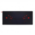 Tappetino per mouse MONKA Loop, da gioco, nero-rosso, 900 x 400 x 4 mm, Marvo