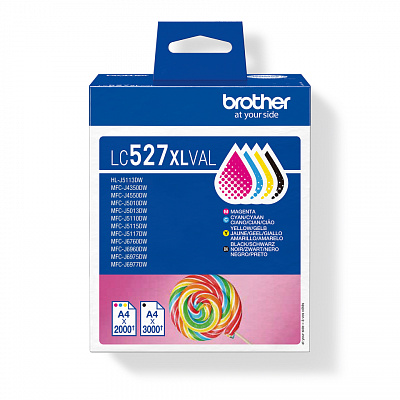 Brother LC-527XLVAL colore (CMYK) cartuccia originale