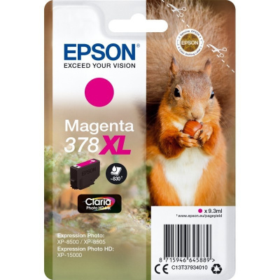 Epson 378XL T37934010 magenta (magenta) cartuccia originale