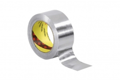 3M 431 Nastro adesivo in alluminio, 50 mm x 55 m, sp. 0,08 mm