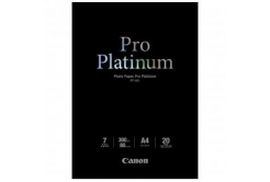 Canon Photo Paper Pro Platinum PT-101 2768B016, 300 g/m2, A4, 20pz, lucido, getto d'inchiostro, bianco, carta fotografica